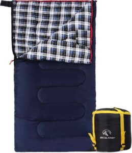 REDCAMP Outdoors Cotton Flannel Sleeping Bag