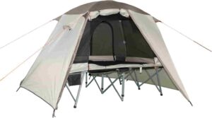Timber Ridge 2 Person Quick Setup Full Fly Cot Tent