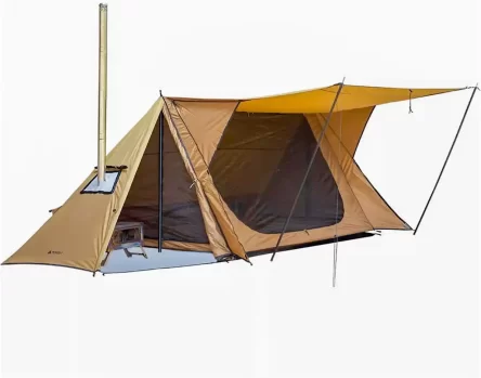 STOVEHUT 70 Hot Tent with Two Tarp Poles