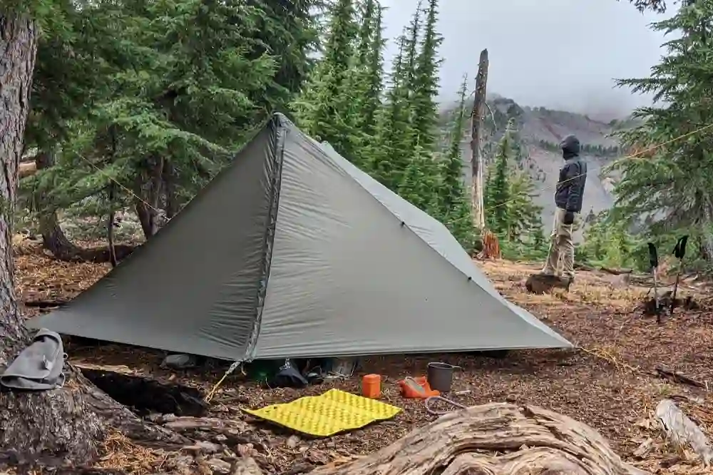 Lightweight Tent campsite