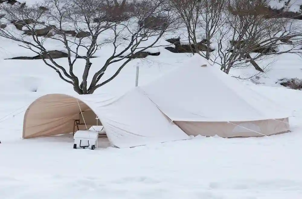Canvas Tents are Warm in the Winter