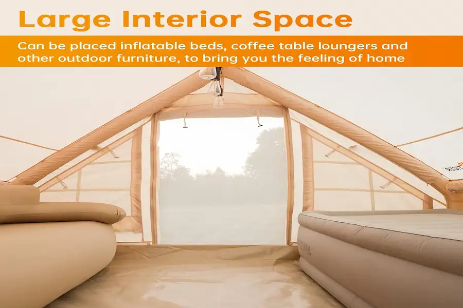 Interior Space of Inflatable Tents