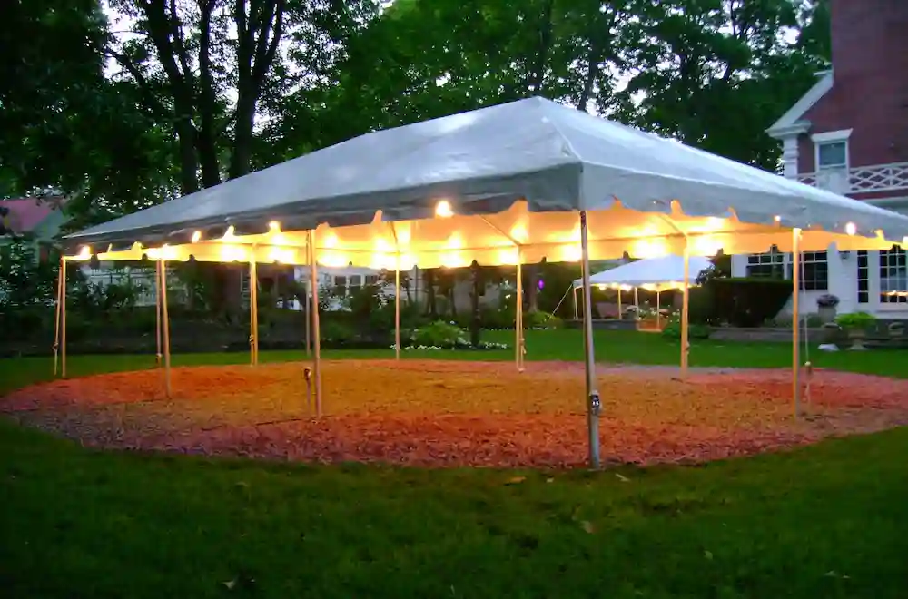 String Lights Tent