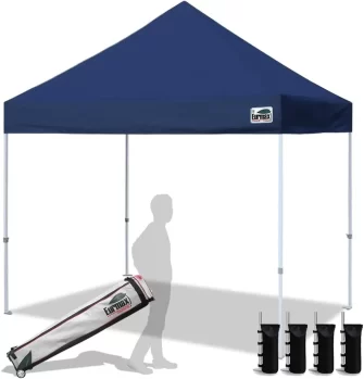Eurmax USA Standard 10x10ft Patio Pop Up Canopy Tent